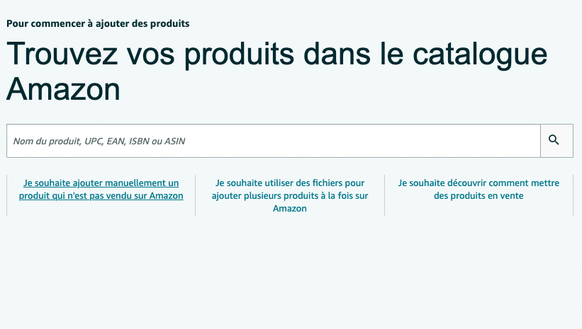 Ajouter des produits avec des variantes sur Amazon 